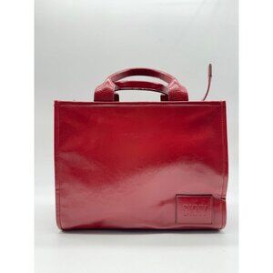 DKNY Hadlee faux-leather women's medium tote bag - Scarlet red (No long strap)